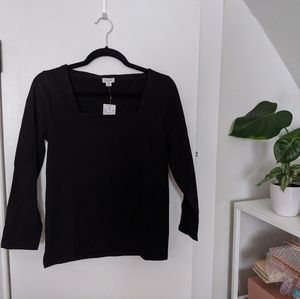 Square Neck 3/4 Length Tee